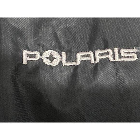 Vintage 90s Polaris Black Snowmobile Bib Overall Snow Pants Women’s L - Picture 7 of 9